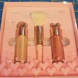 Bio Dimot Liquid Highlighter, Blush & Brush Set New Sealed Box